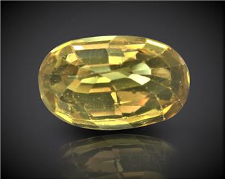 Yellow Zircon Natural Certified  4.86 CTS... ( 84182 )